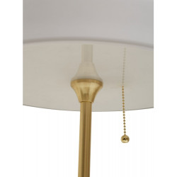Savoy Table Lamp Brass Opal Glass