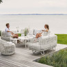 Cane-Line Nest 2-Seater Outdoor Sofa White