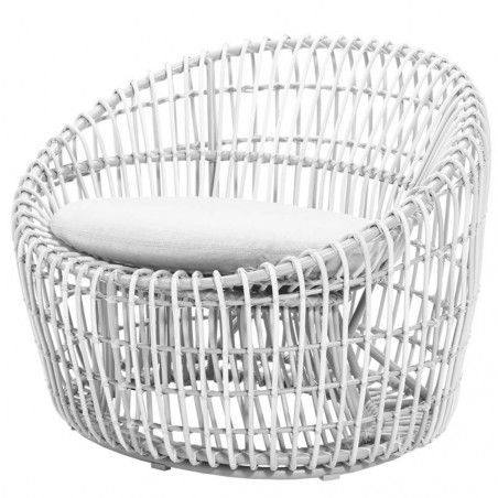 Cane-Line Nest Outdoor Round Chair White