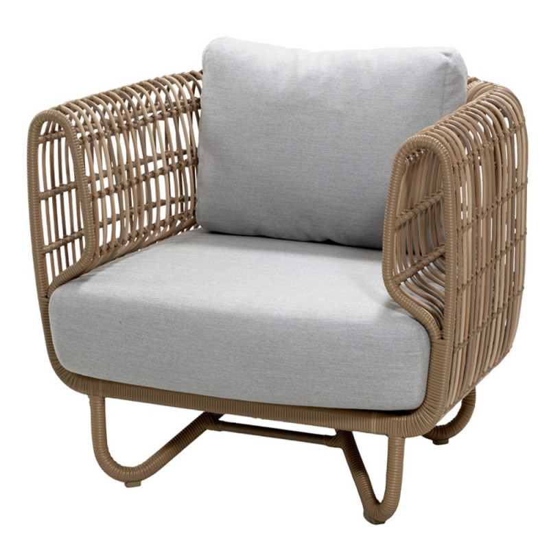 Cane-Line Nest Outdoor Lounge Chair Natural