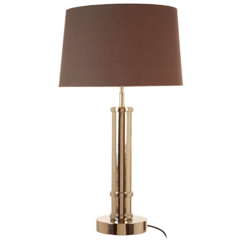 Table Lamp with Wide Tubular Base