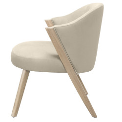 Wewood Caravela Lounge chair with Oak Or Walnut Frame