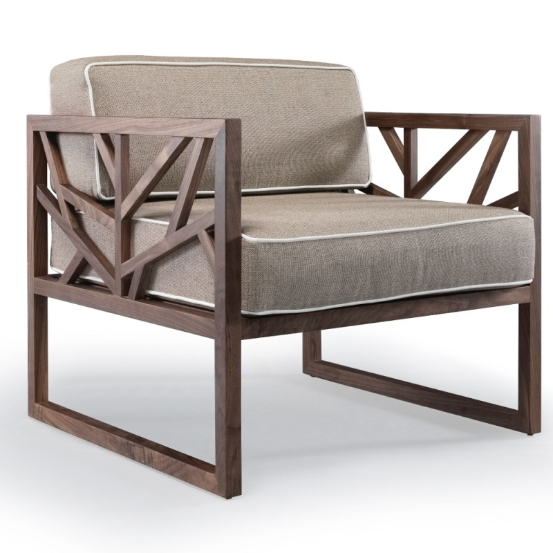 Wewood Tree Walnut Lounge Chair