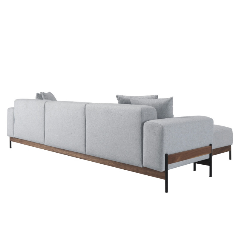 Wewood Bowie 3 Seater Sofa With Oak or Walnut Frame