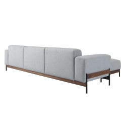Wewood Bowie 3 Seater Sofa With Oak or Walnut Frame