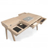 Wewood Metis Desk with Oak or Walnut Frame