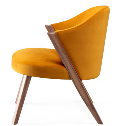 Wewood Caravela Lounge chair with Oak Or Walnut Frame