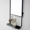 House Doctor Chic Mirror with Shelf Black