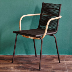 Cane-Line Sidd Chair With Armrest Stackable