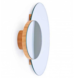 Wireworks Wall Mirror Eclipse Bamboo