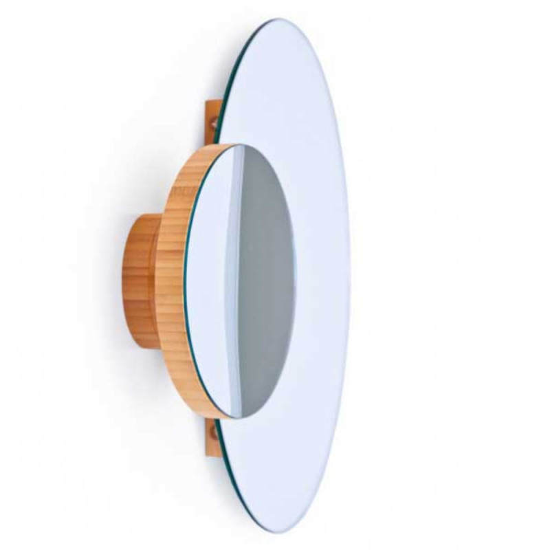 Wireworks Wall Mirror Eclipse - Bamboo