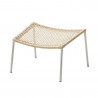 Cane-Line Straw Footstool Round Weave Stackable