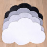 Lilipinso Cloud Gray Cotton Baby Rug