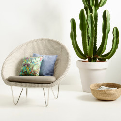 Vincent Sheppard Gipsy Cocoon Chair | Stainless Steel Frame