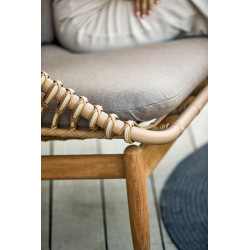 Cane-Line Strington 2-Seater Sofa with Teak Frame | Weave