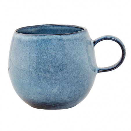 Bloomingville Stoneware Sandrine Mug - Blue - Large