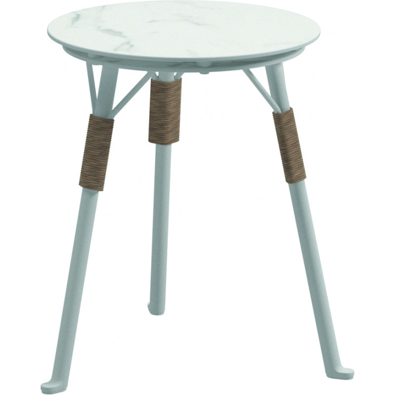 Gloster Fresco Round Side Table, Aqua Round Side Table