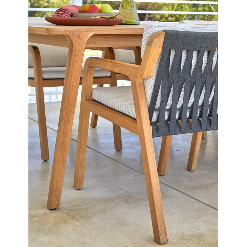 Skyline Design Flexx Outdoor Dining Chair Teak