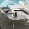 Talenti Slam Outdoor Coffee Table White Pearl | 2 Sizes