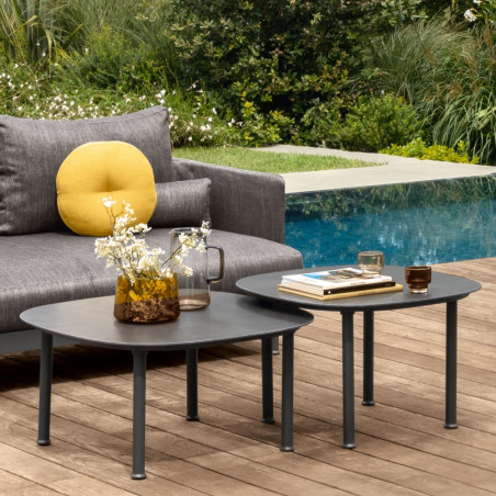 Talenti Slam Outdoor Coffee Table Graphite Charcoal | 2 Sizes