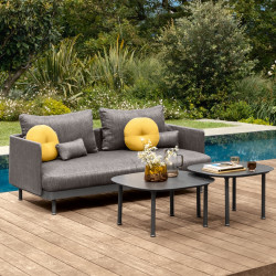 Talenti Slam Outdoor Coffee Table Graphite Charcoal | 2 Sizes