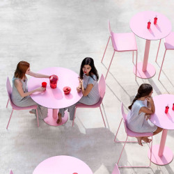 Diabla Mona Outdoor Round Dining Table 80 CM | 7 Colours