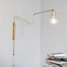 House Doctor Swing Wall Lamp in Brass
