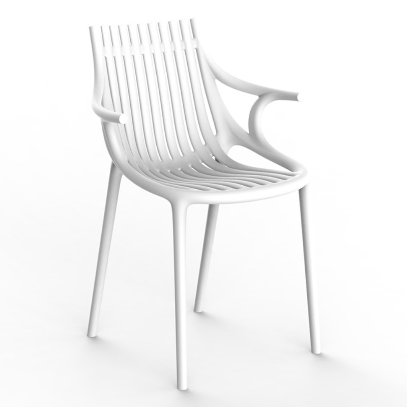 Vondom Ibiza Dining Armchair | Open Arms | Stackable | Set of 4
