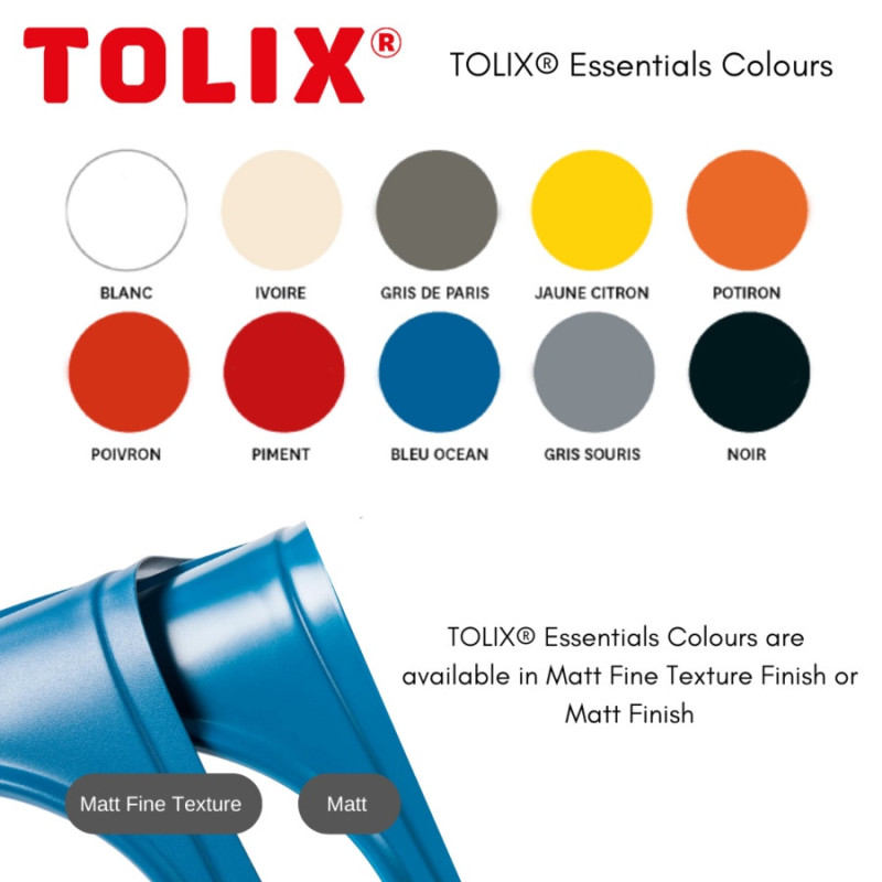 TOLIX® PATIO DIning Armchair | Solid Seat | Outdoor | 10 Essentials Colours