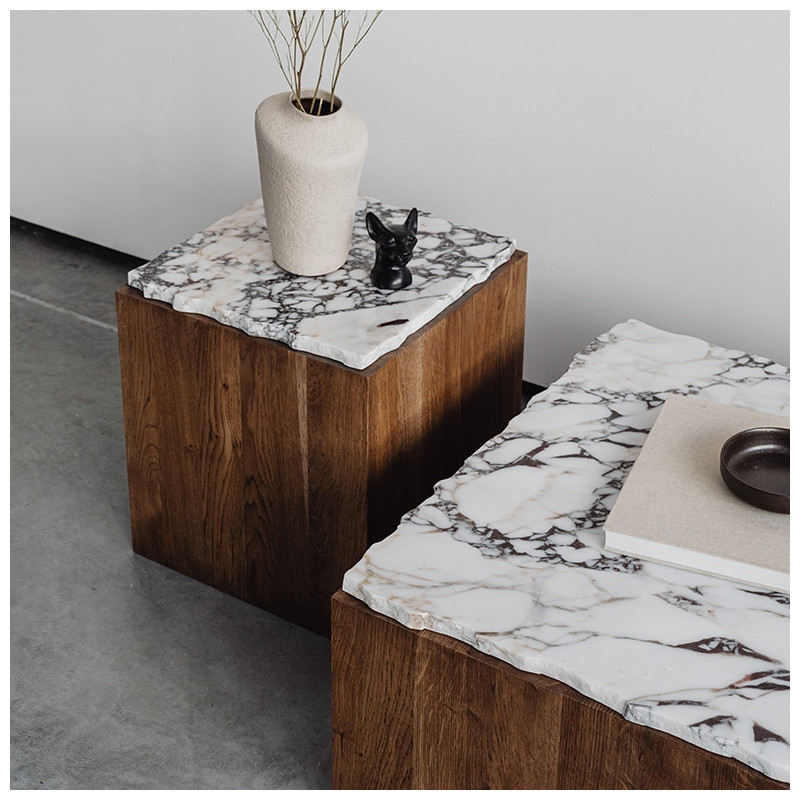 Uncommon Pera Coffee Table | Small | Wood | Marble
