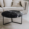 Uncommon Oval Coffee Table | Metal | Marble | 2 Colours