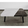 Uncommon Form-D Coffee Table | Marble Top | 2 Options