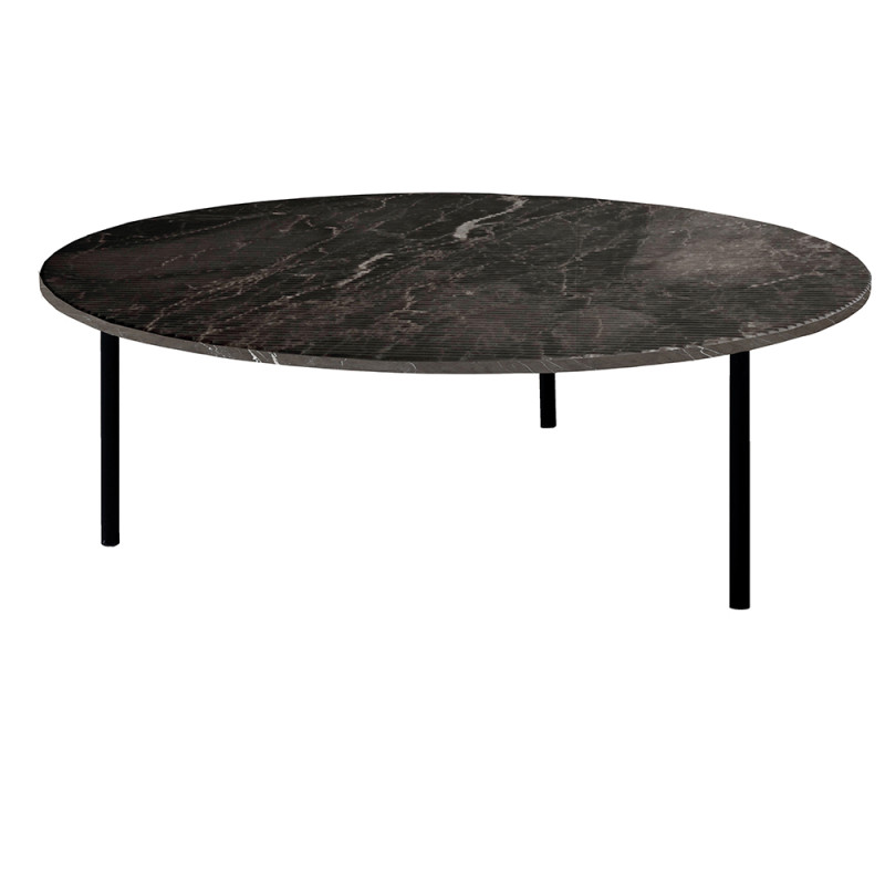 Uncommon Gruff Coffee Table | Marble Table Top | 90 CM