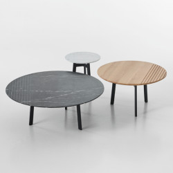 VINCENT SHEPPARD GROOVE SIDE TABLE | 37 CM | 3 DIFFERENT TOPS