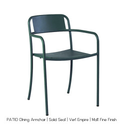 TOLIX® PATIO Dining Armchair | Solid Seat | Outdoor | 20 Trends Colours