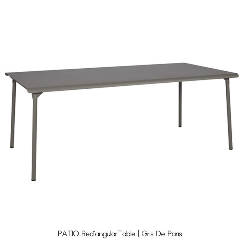 TOLIX® PATIO Rectangular Table | 4 Sizes | Outdoor | 10 Essentials Colours