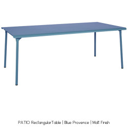 TOLIX® PATIO Rectangular Table | 4 Sizes | Outdoor | 20 Trends Colours