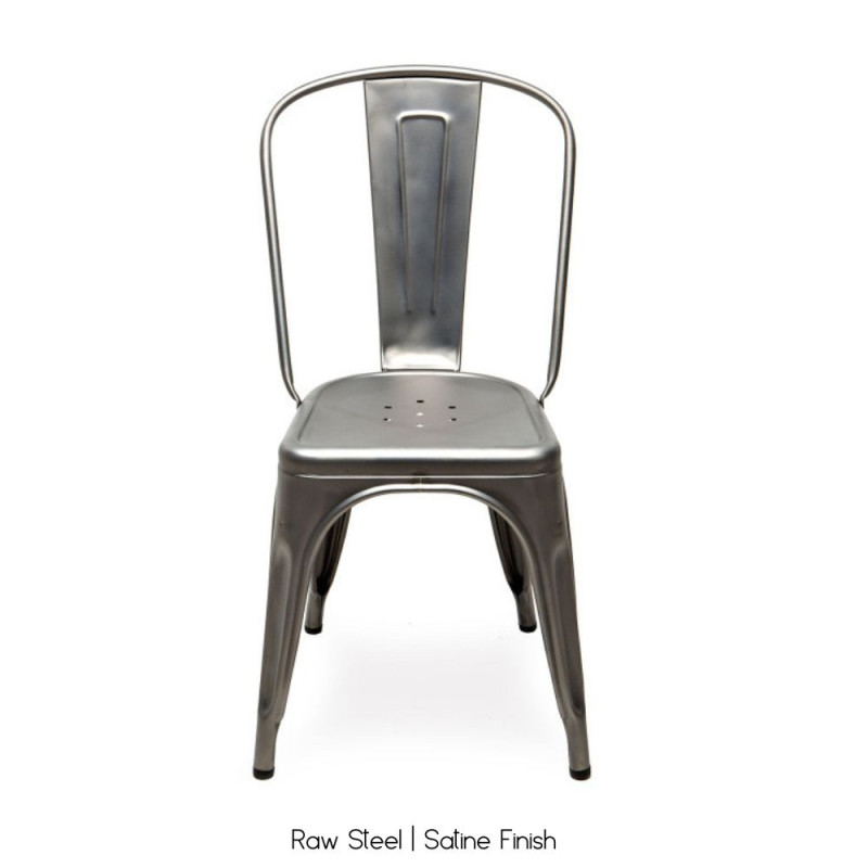 TOLIX® A CHAIR | Outdoor | Raw Steel Varnished - 3 Finishes