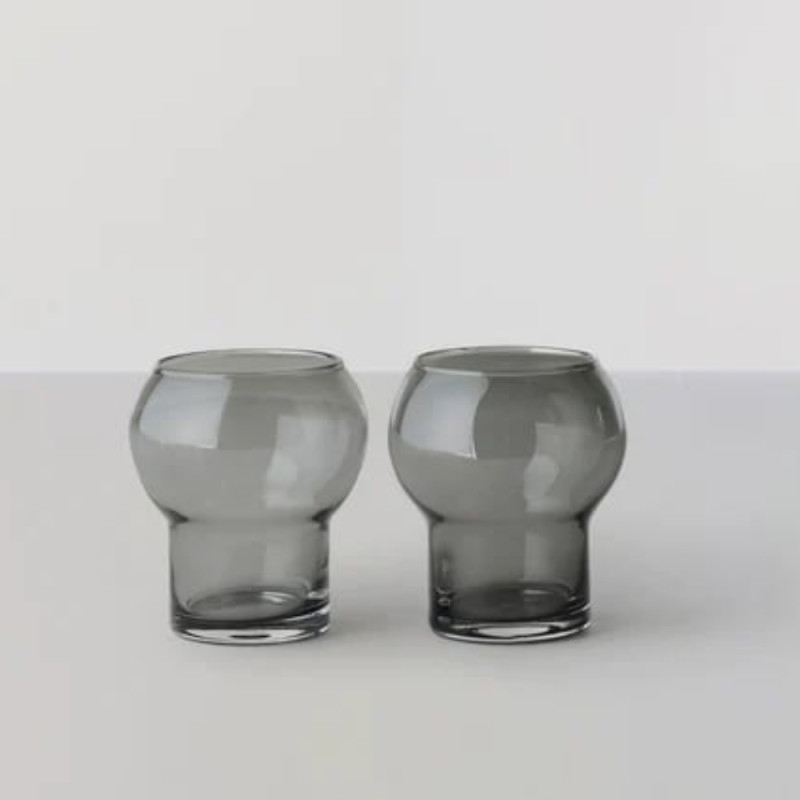 RO Collection Glass No. 48 Giftbox 2 Pcs. | Smoked Grey