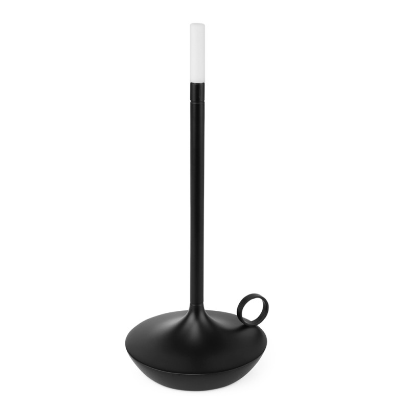 Graypants Wick Rechargeable Table Light, USB-C, Black