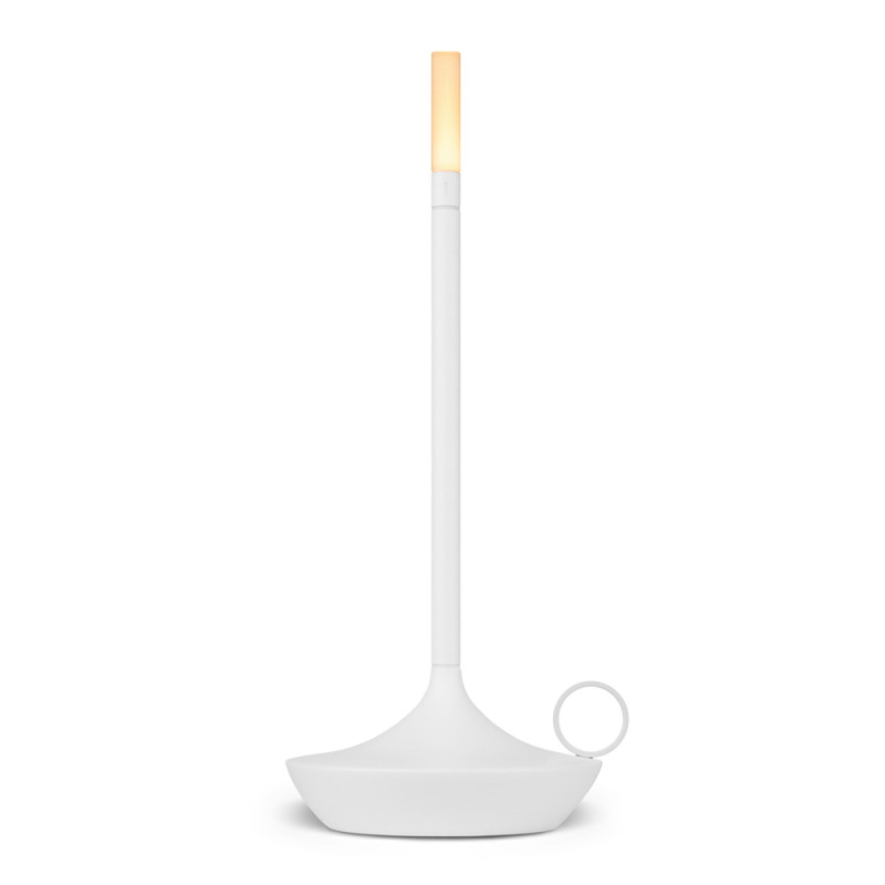 Graypants Wick Rechargeable Table Light, USB-C, White