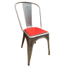 TOLIX® A CHAIR | Outdoor + Indoor |Raw Steel |Satine Finish