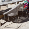 Vincent Sheppard Gipsy Outdoor Dining Chair Stainless Steel Sled Base