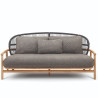 Gloster Fern 2 Seater Outdoor Sofa Raven | Low Back