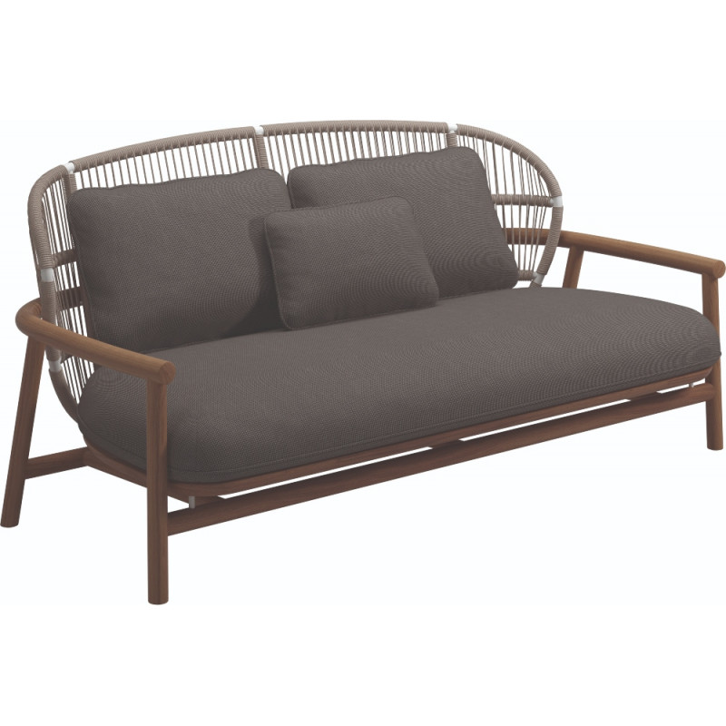 Gloster Fern 2 Seater Outdoor Sofa Dune | Low Back