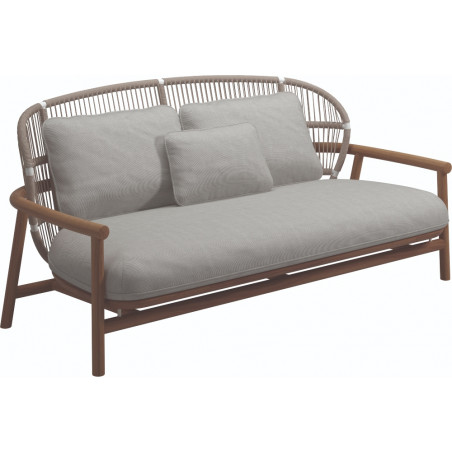 Gloster Fern 2 Seater Outdoor Sofa Dune | High Back