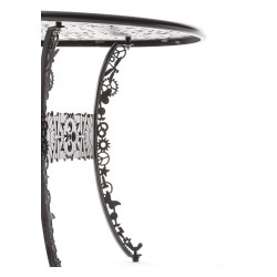 Seletti Industry Aluminium Oval Outdoor Dining Table Black