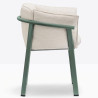 Pedrali Lamorisse Dining Chair with seat, back and side pads