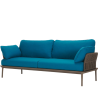 Pedrali Reva Twist Outdoor 3 Seater Sofa