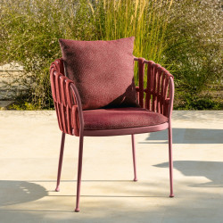 Talenti Frame Dining Armchair | Red - Indian Red